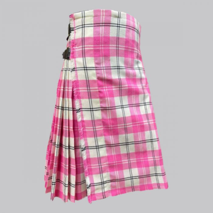 Ailsa Pink Tartan Kilt