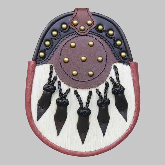 Antique Brown Leather Sporran