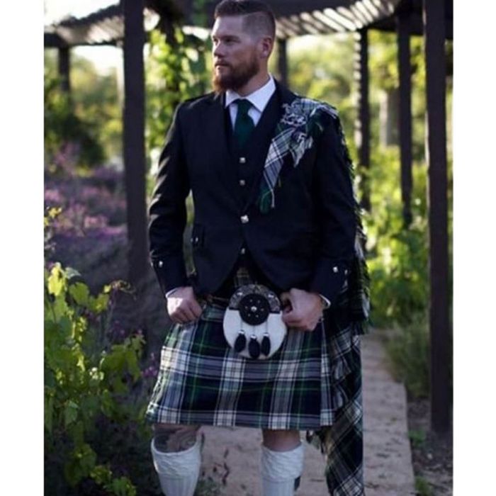 Argyll Outfit For Weddings With 8 yards Tartan Kilt