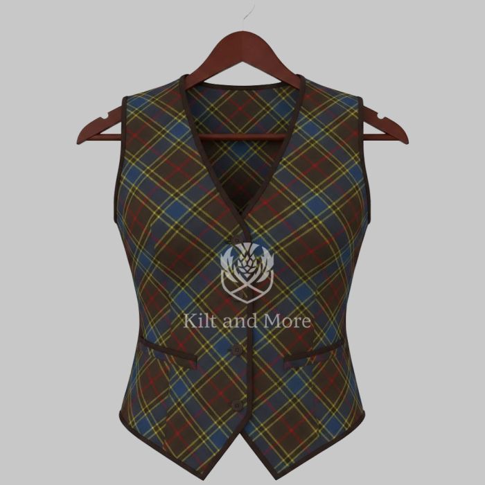 Balfour Tartan Vest For Women