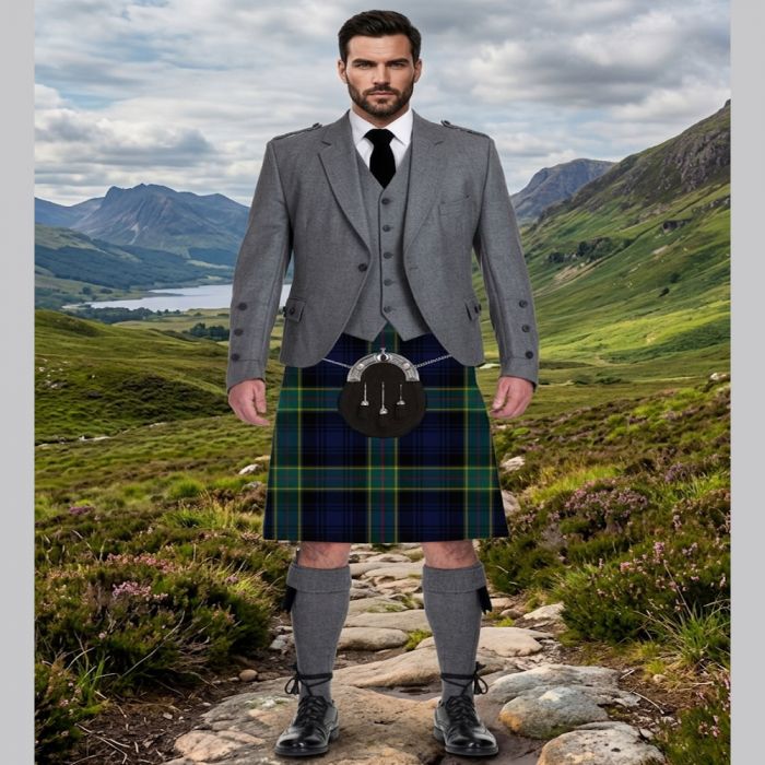 Barnes Tartan Argyll Kilt Outfit