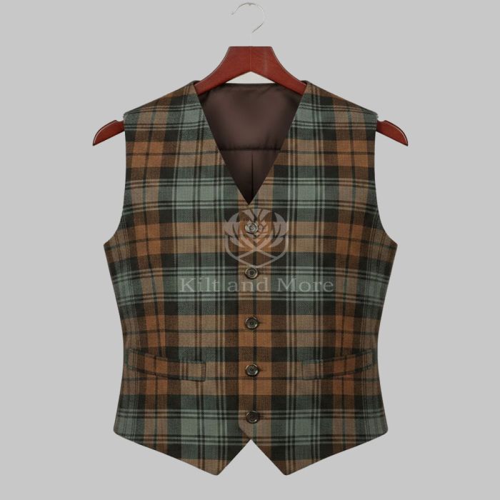 Black Watch Weather Tartan Vest