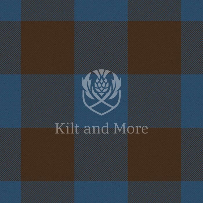 Border Shepherd's Check Black and Blue Ancient Tartan Kilt