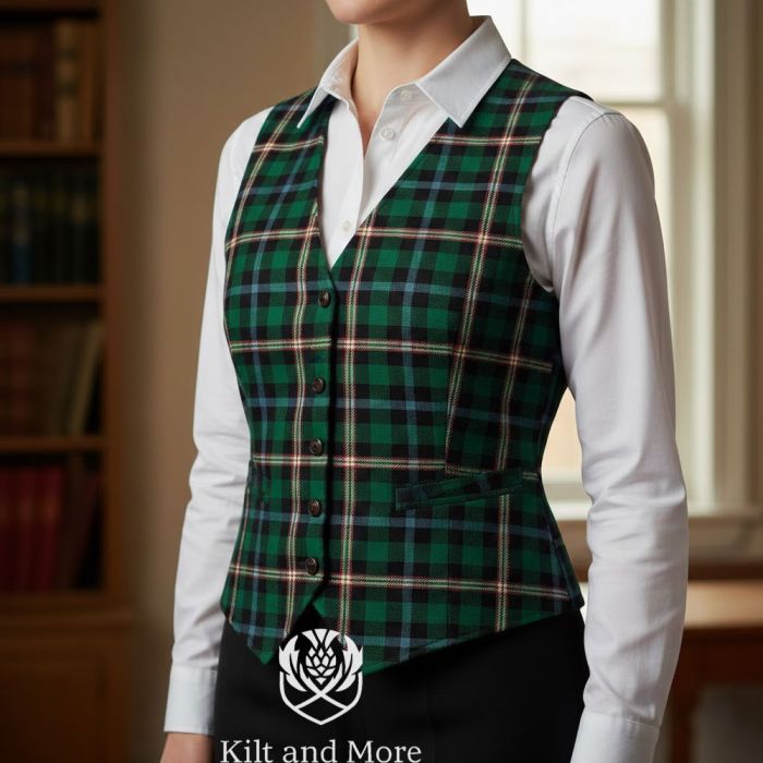 Brooke Ancient Tartan  Vest For Women