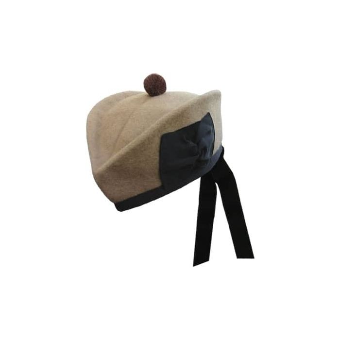Camal Color Scottish Highland Glengarry Hat