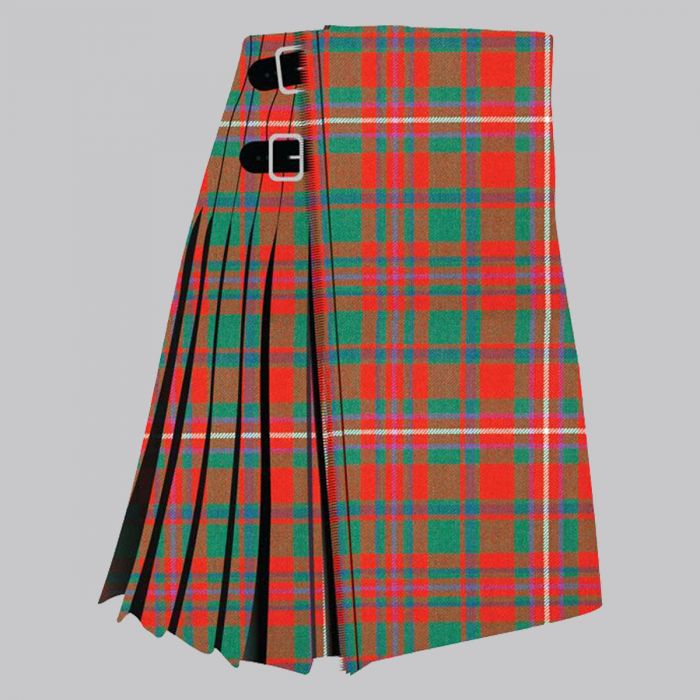 Clan MacKinnon Red Ancient Tartan Kilt