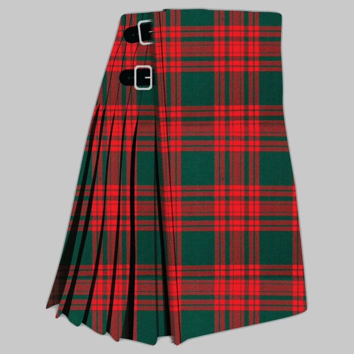 Clan Menzies Green Modern Tartan Kilt
