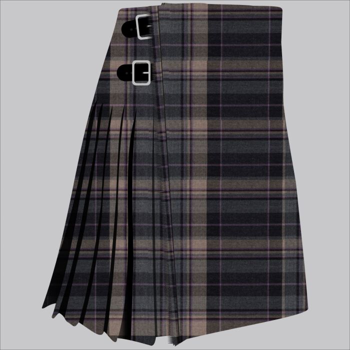 Clunie Burn Charcoal Tartan Kilt