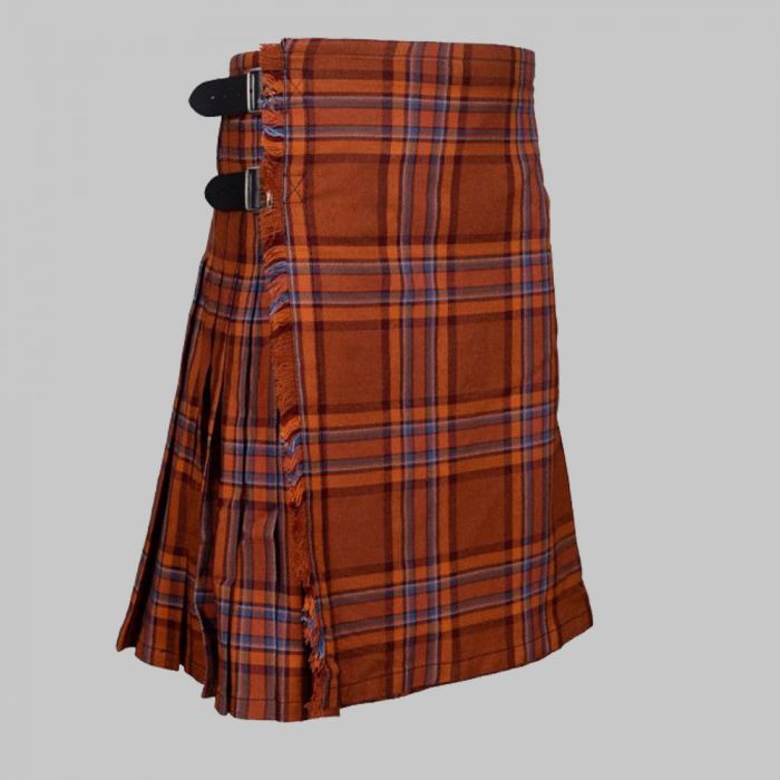 County down tartan kilt for man