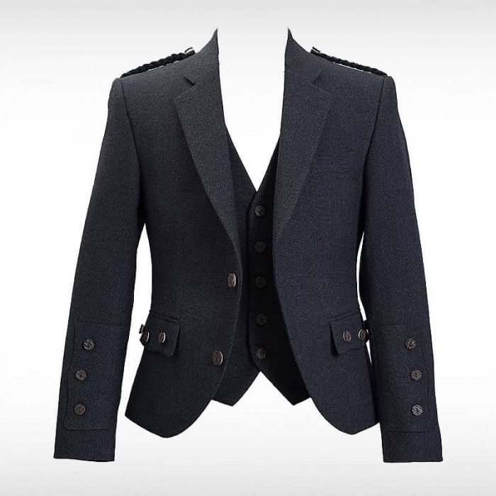 Crail Charcoal Tweed Klashich Jacket