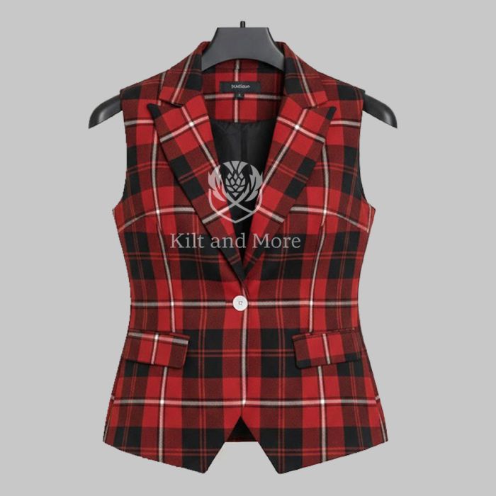 Cunningham Modern Tartan Vest For Women