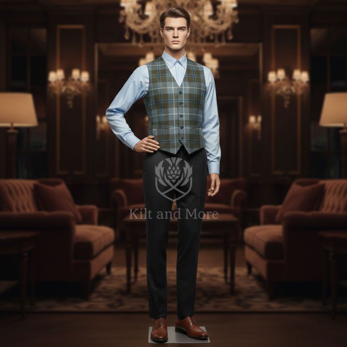 Douglas Weathered Tartan Vest
