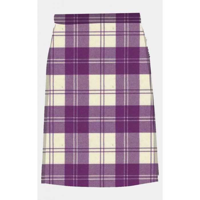 Eriskin Dress purple & White Women Tartan Kilt