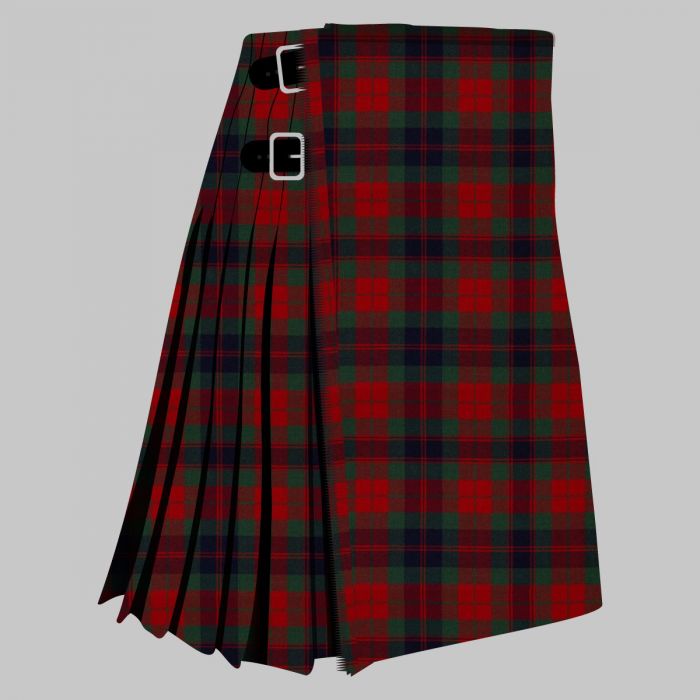 Fraser Red Modern Highland Society Of London Variant Tartan Kilt