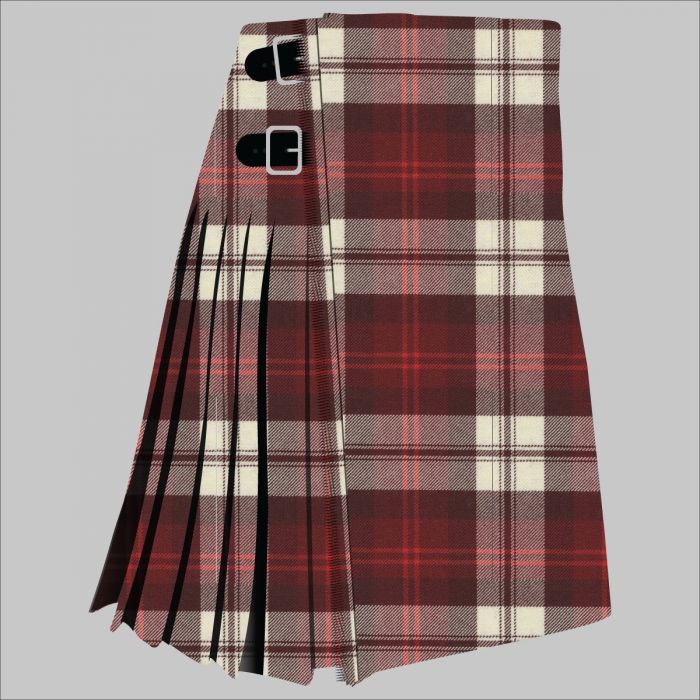 Gigha Cherry Tartan Kilt