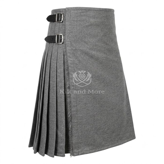 Grey Wool Kilt