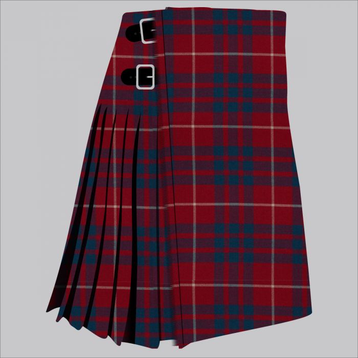 Hamilton Red Muted Tartan Kilt