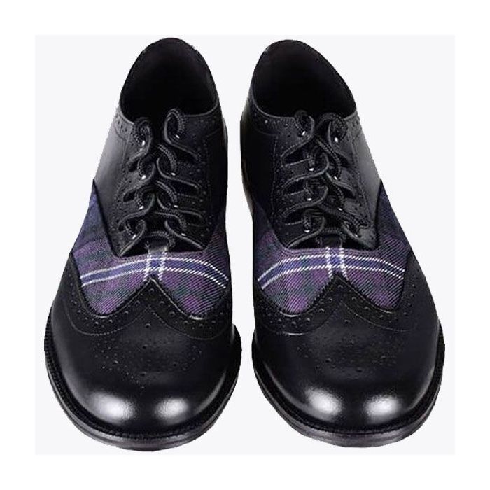 HERITAGE OF IRLAND TARTAN MEN GHILLIE BROGUES SHOES
