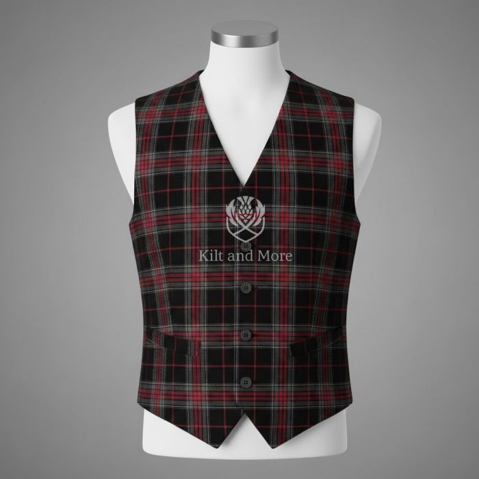 King Robert the Bruce Memorial Tartan Vest
