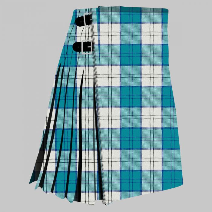 Lennox Dress Turquoise Tartan Kilt