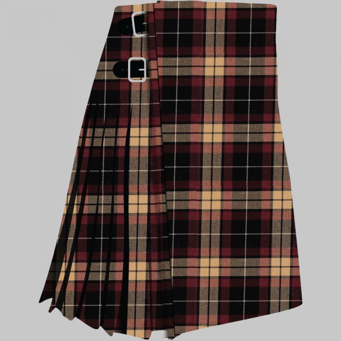 MacMillan Black Mini Tartan Kilt