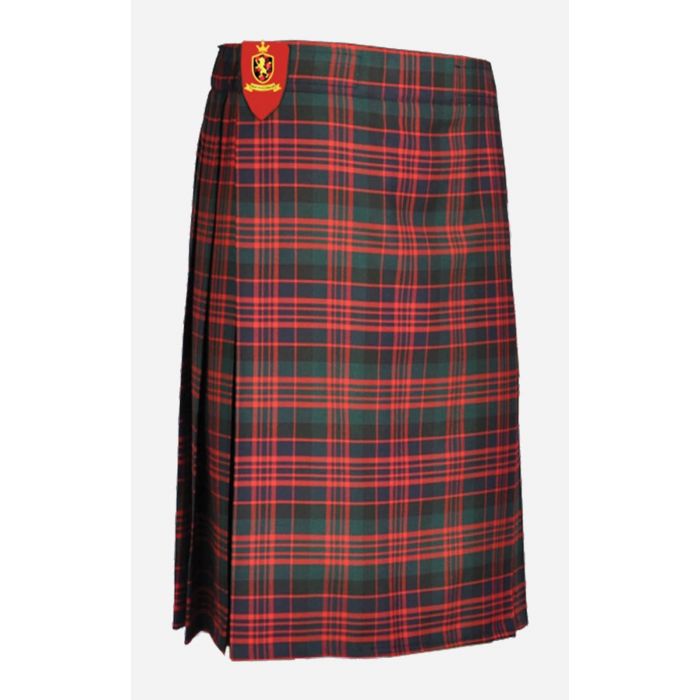 Mecdonald Tartan 8 Yards kilt with 3 Leather Loops
