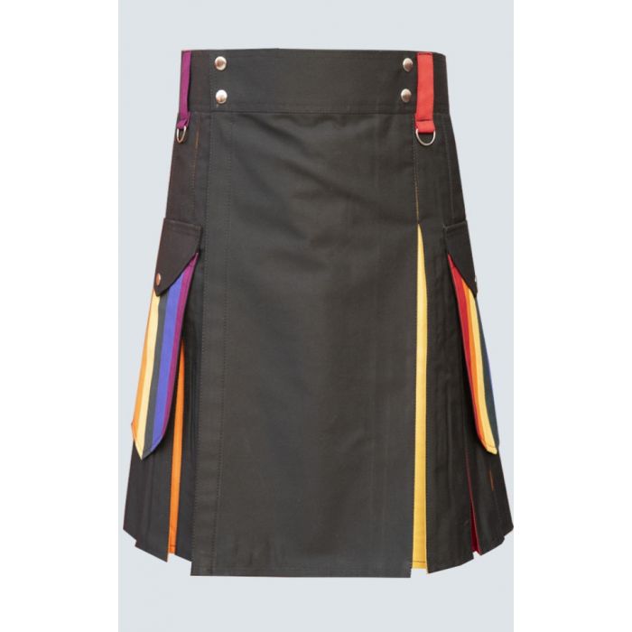 Modern Box Pleated Hybrid Kilt
