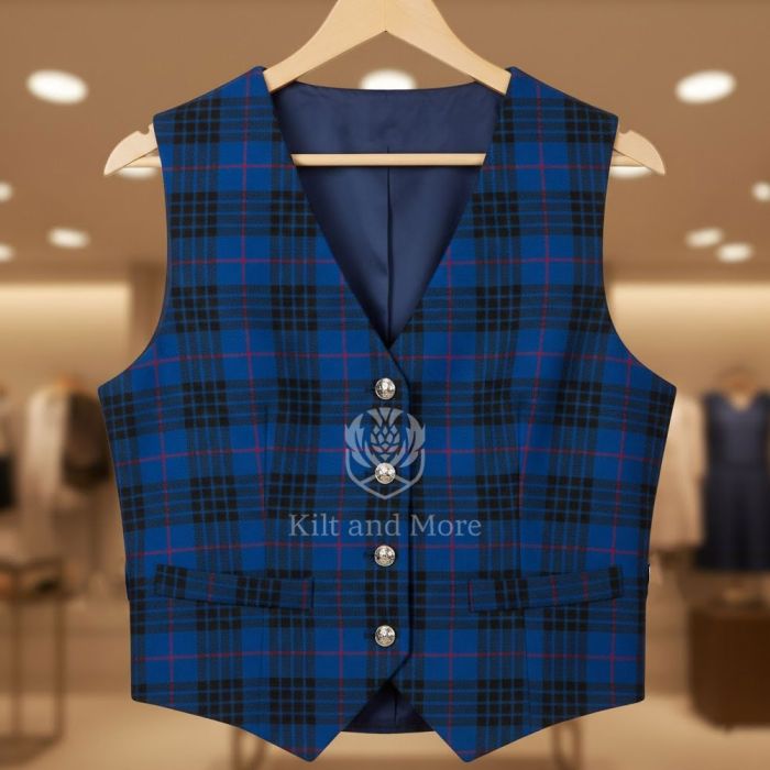 Morgan Modern  Tartan Vest
