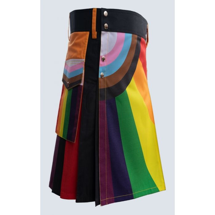 New Fashion Rainbow kilt For Men