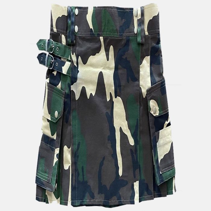 New Woodland Camo Kilt For Men