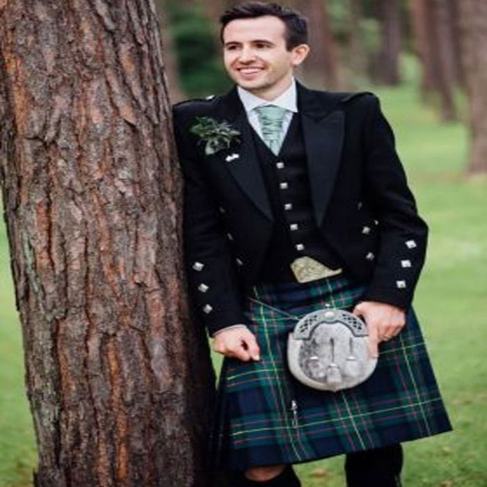 Prince Charlie Wedding Kilt Outfit
