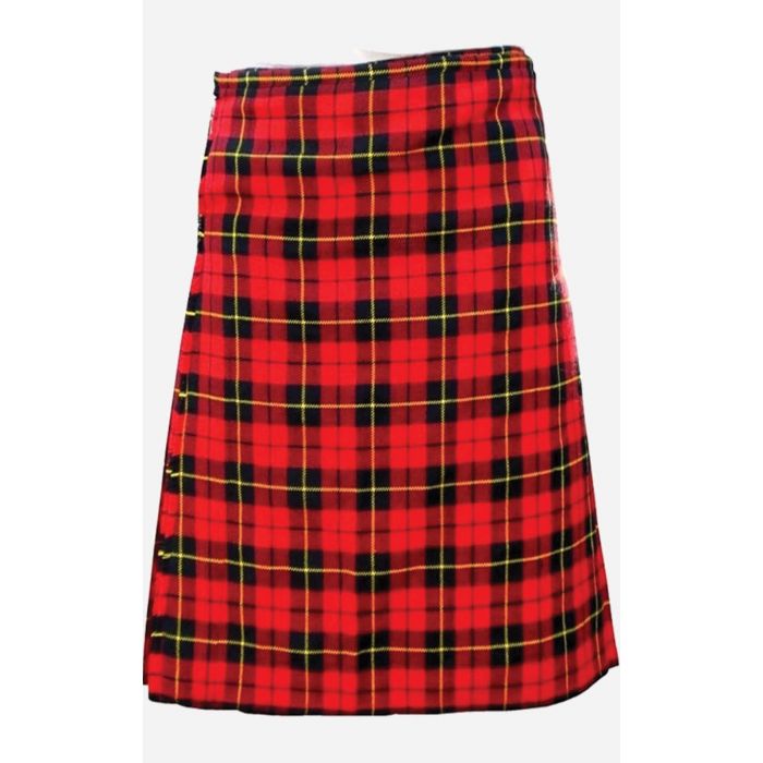 Red Wallece Tartan 8 Yards Scottish Traditional kilt