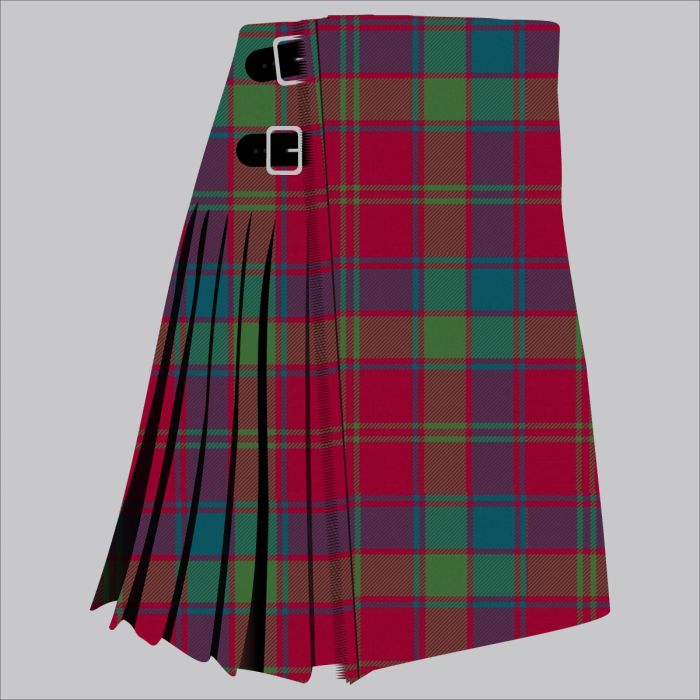Robertson Red Muted Tartan Kilt