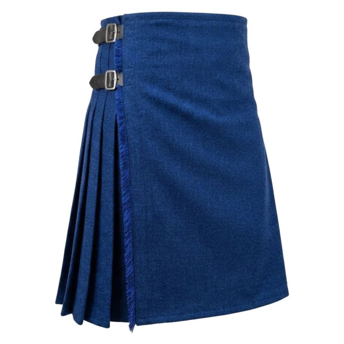 Royal Blue Wool Kilt