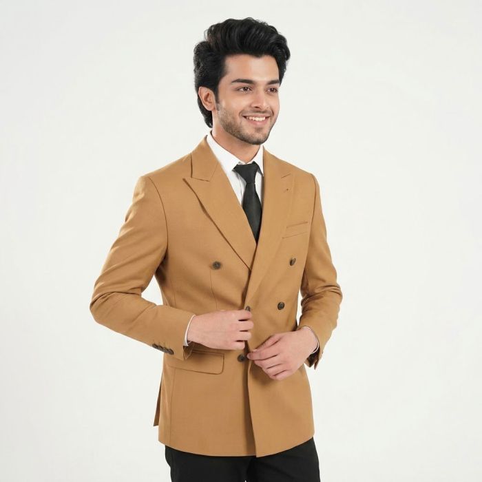 Brown Premium Superior Serge Formal Blazer