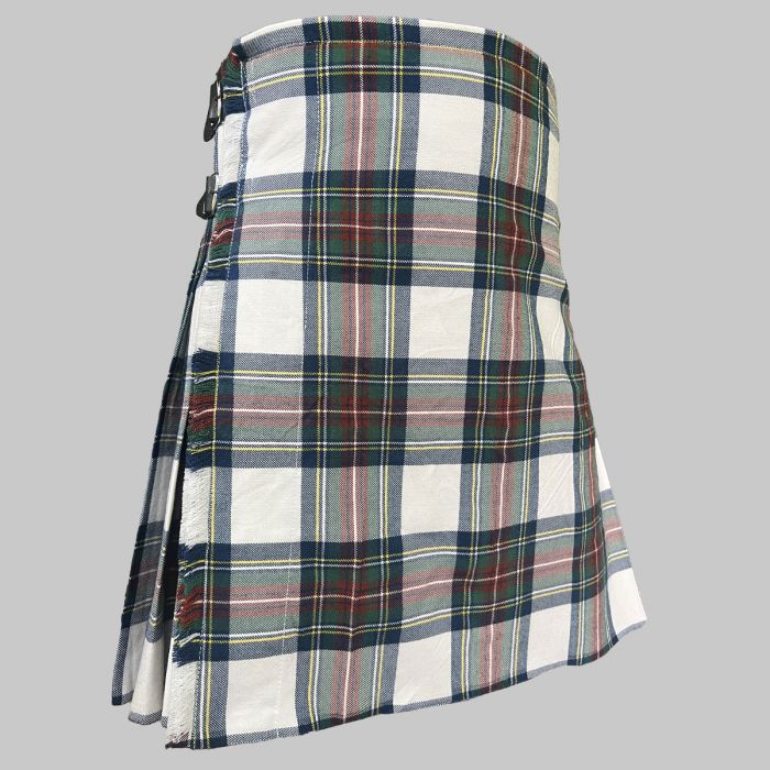 Stewart Dress  Muted Blue Tartan Kilt
