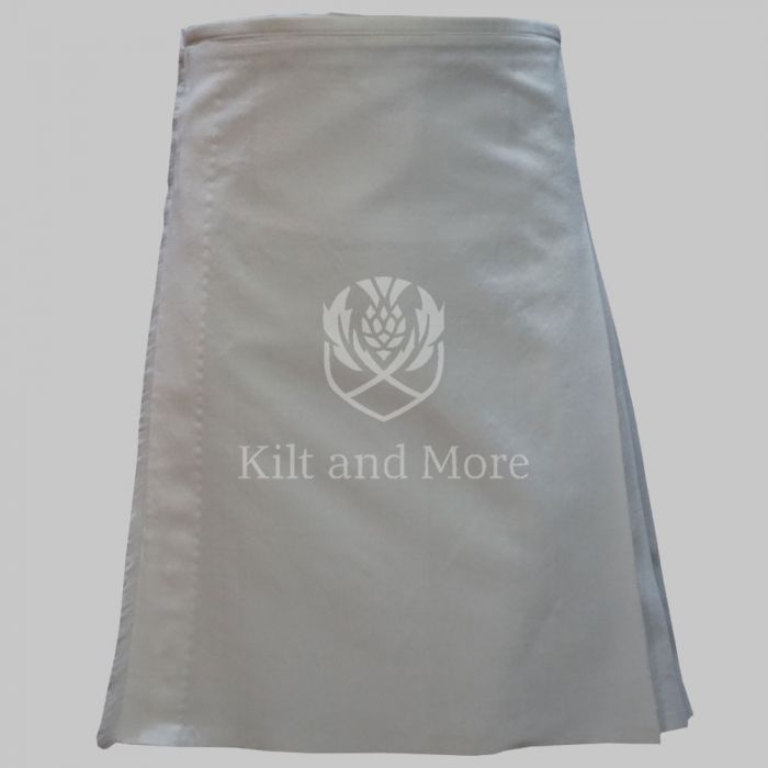 White Tartan Kilt