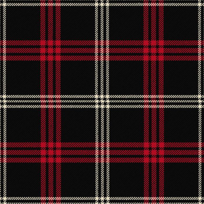 White Stripes Hunting Tartan Kilt