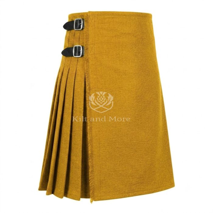 Yellow wool Kilt