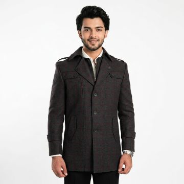 Grey Luxury Double-Breasted Tweed Blazer