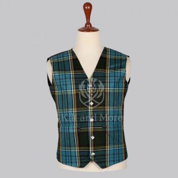Anderson Modern Tartan Vest for Men