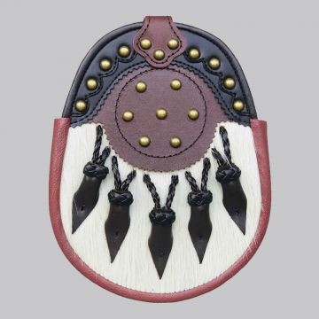 Antique Brown Leather Sporran