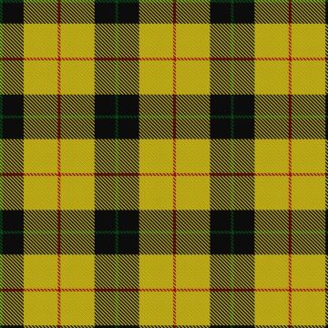 Billy Apple Yellow  Tartan kilt