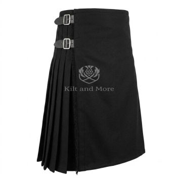 Black Wool  Kilt
