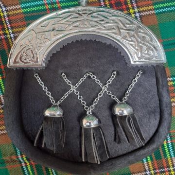 Black Seal Skin Full Dress Sporran