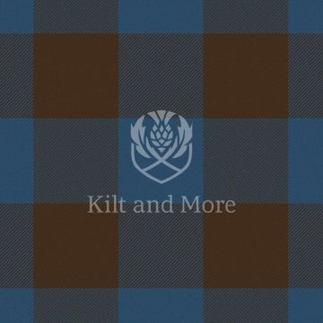 Border Shepherd's Check Black and Blue Ancient Tartan Kilt