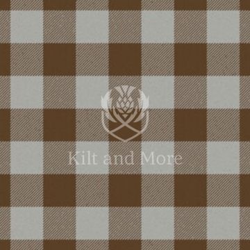 Border Shepherd's Check Brown and White Ancient Tartan Kilt