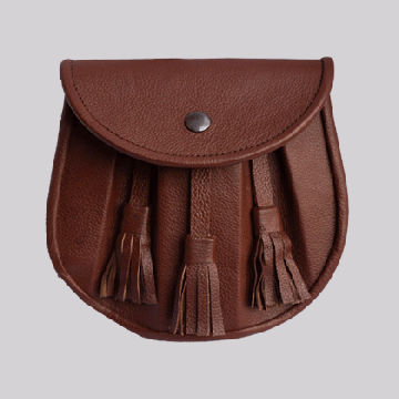 Brown Leather Rob Roy Sporran