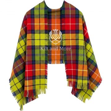 Buchanan Modern Tartan Winter Shawl