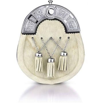 CalfSkin Fur Leather Sporran